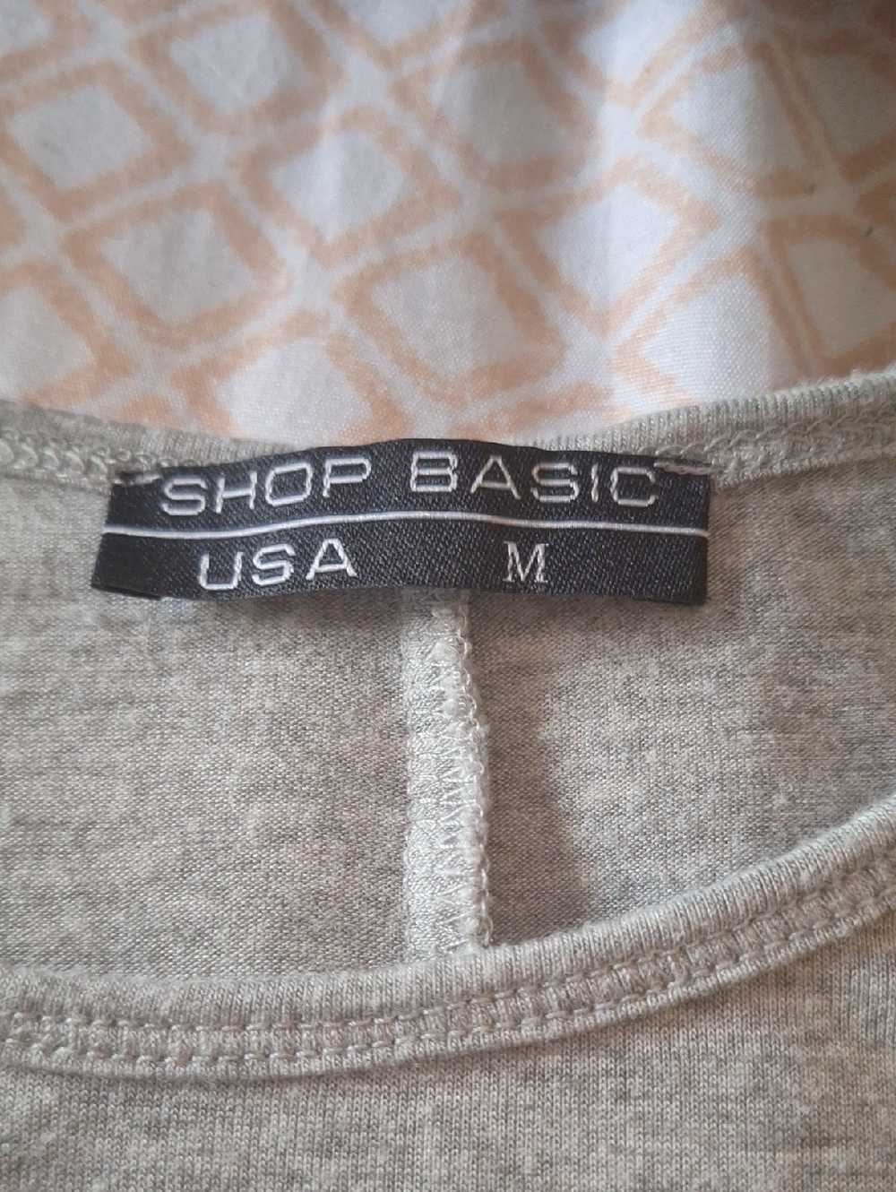 Shop Basic - Cold-Shoulder Grey Dress - Picture 2 of 3